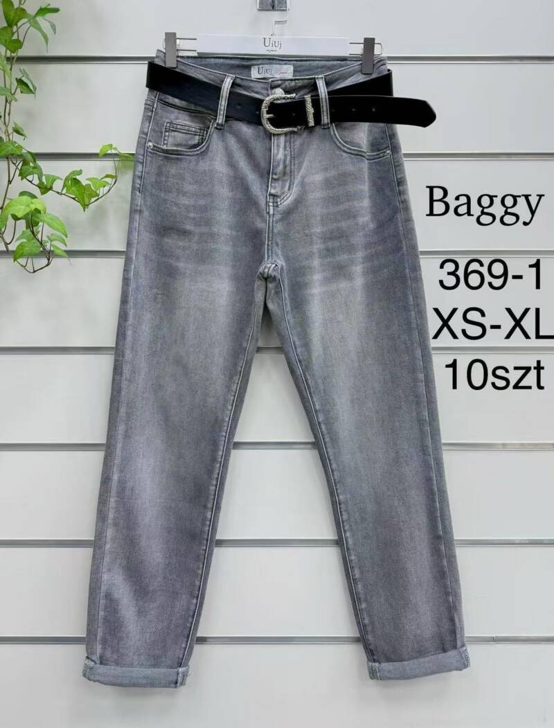 Spodnie damskie jeansy Roz XS-XL, 1 Kolor Paczka 10 szt